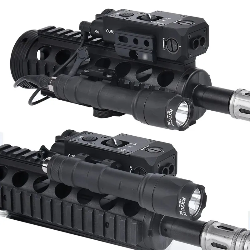 WADSN-linterna táctica de Metal CQBL M300 M600, luz Led roja, verde, azul y blanca, accesorio para arma de riel Picatinny de 20mm - imagen 5