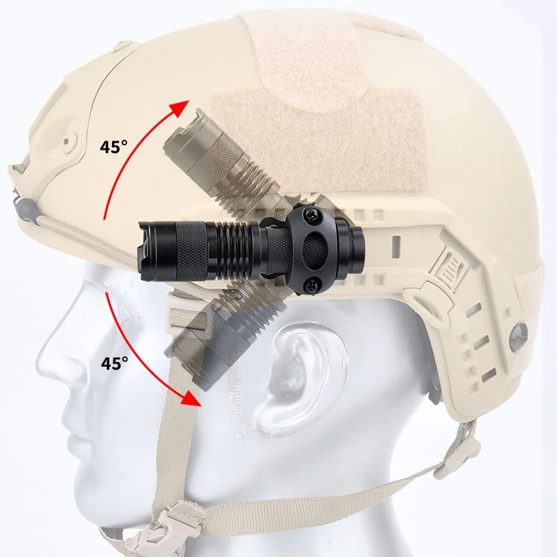 Luz táctica rápida para casco de AIrsoft, luz de exploración WADSN, linterna estroboscópica, LED blanco, constante, salida momentánea, linterna para casco - imagen 2