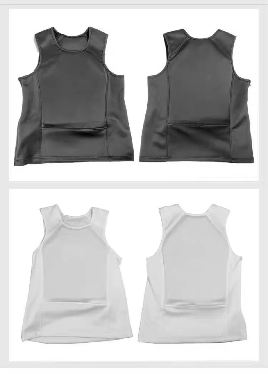 Real NIJ IIIA nivel 3A ligero oculto interior chaleco a prueba de balas armadura táctica suave antibalas 9mm y.44mag - imagen 3