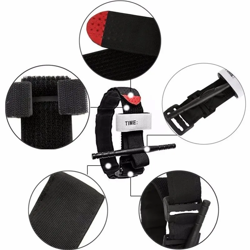 Botiquín de primeros auxilios, torniquete, kit de supervivencia Molle, soporte de cuidado, equipo de primeros auxilios, tijeras, kit de equipo para exteriores - imagen 5