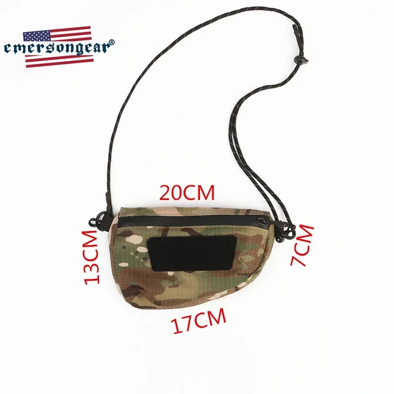 Emersongear-Bolso colgante lateral informal para teléfono, bolsa de hombro inteligente ligera a la moda, para correr, senderismo, bolsillo para llaves de guisante de camuflaje - imagen 4