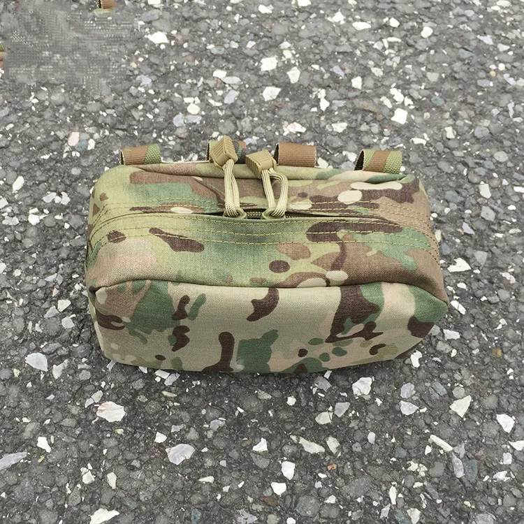 Tcmaoyi-Chaleco Multicam de tela, bolsa de residuos, paquete de accesorios, Tc0036-Mc