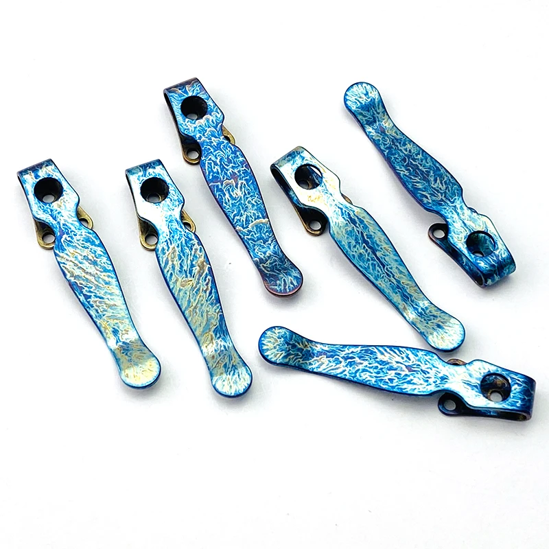 Clip de transporte profundo portátil para Spider SM C229, anodización, aleación de titanio, cuchillo de bolsillo, herramienta de equipo de bolsillo C229 EDC, 1 unidad