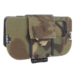 Soporte smartphone MOLLE – Ajustable para iPhone 15 Pro Max, fibra carbono
