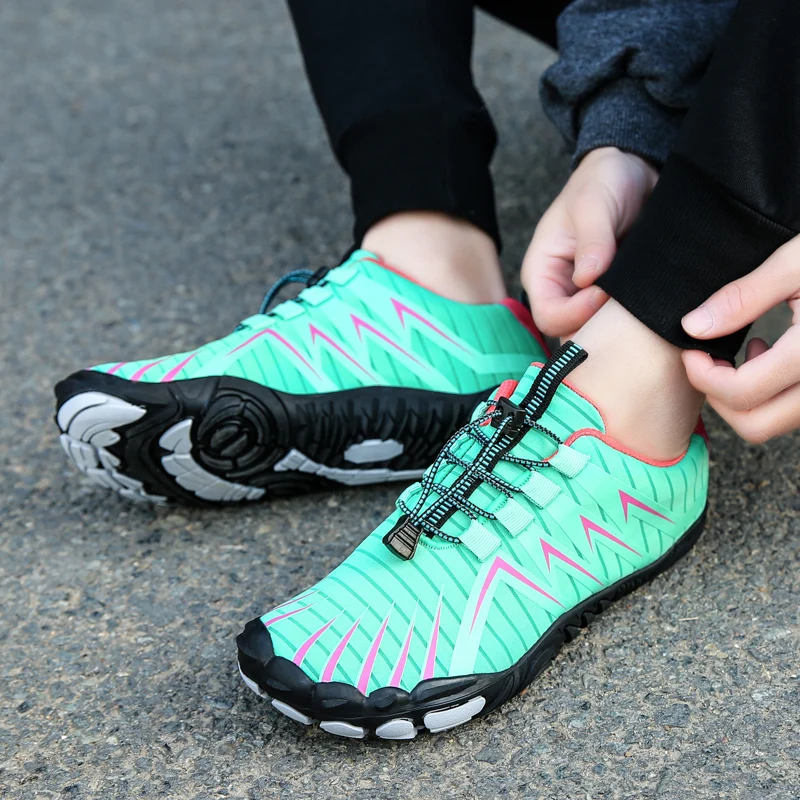 Zapatos acuáticos para hombre, calzado para vadear
Zapatillas antideslizantes de secado rápido para nadar en la playa, zapatillas de Río descalzas para exteriores, Yoga, piel - imagen 3