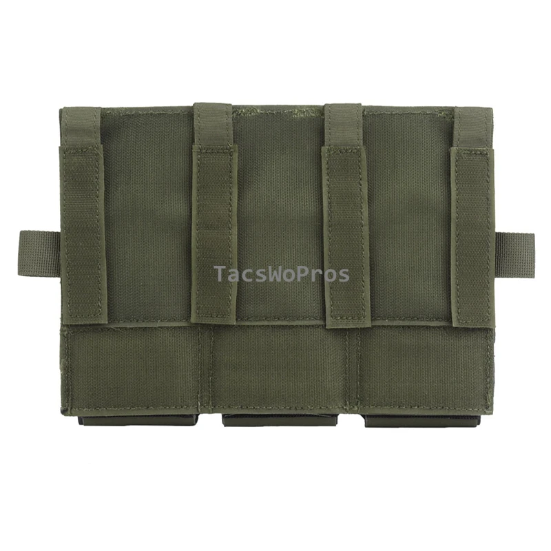 Chaleco táctico, bolsas triples para revistas 5,56, 7,62, soporte Molle para Rifle Mag, chalecos de caza, bolsas portadoras de placa, accesorios - imagen 2