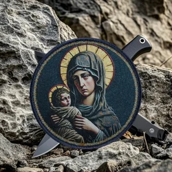 Parche táctico Arcángel Michael – Moral Madre de Dios gancho y bucle
