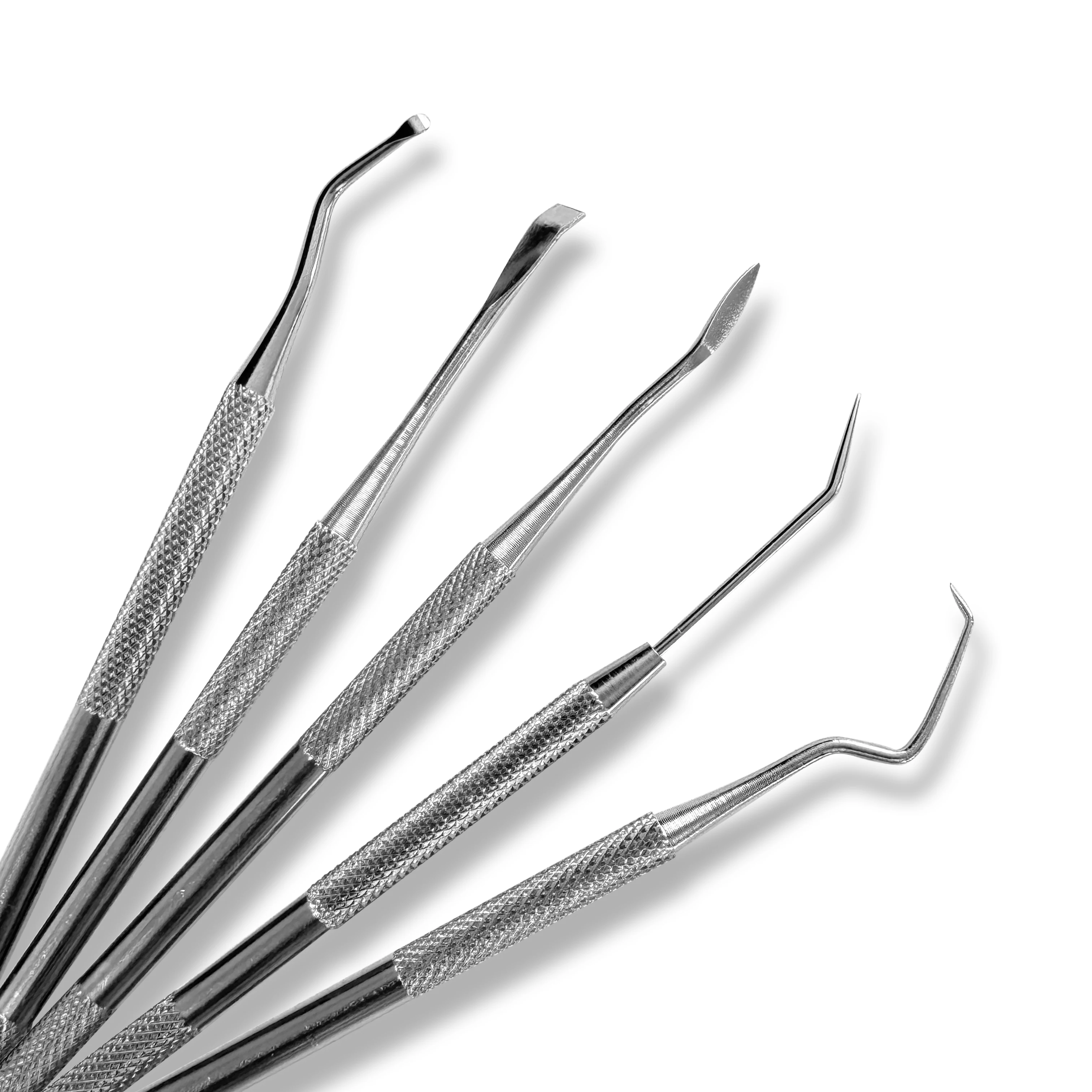 Kit de limpieza de pistola de recogida de acero inoxidable con parches de 2 "de espesor para herramienta de limpieza de pistola de Rifle con mango moleteado - imagen 4