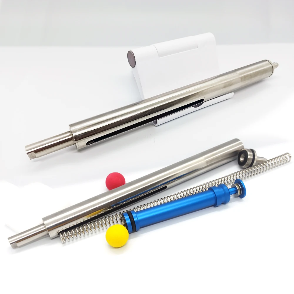 Cilindro de accionamiento de flujo grande de alta hermeticidad de acero CNC, pistón de aluminio que mejora el cilindro de doble campana VSR 10 para la serie Dbell vsr10 - imagen 5