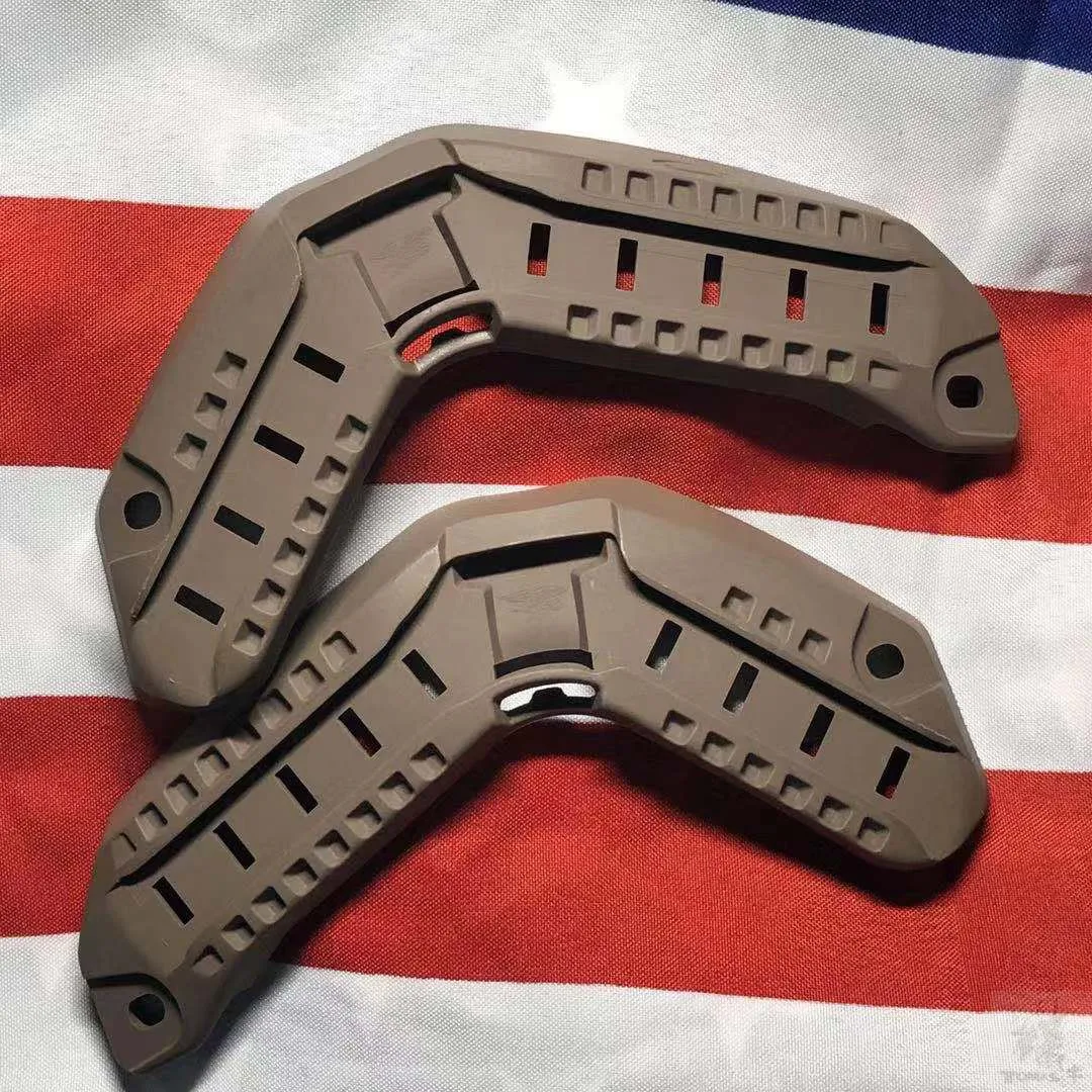 Guía de riel de sellado táctico azul marino con logotipo para casco marítimo TMC montado, 1 par - imagen 2