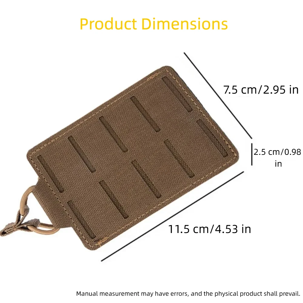 Bolsa táctica para revista individual 5,56, sistema MOLLE para Rifle M4 AR M16 AK, Airsoft, caza, chaleco EDC, riñonera - imagen 5