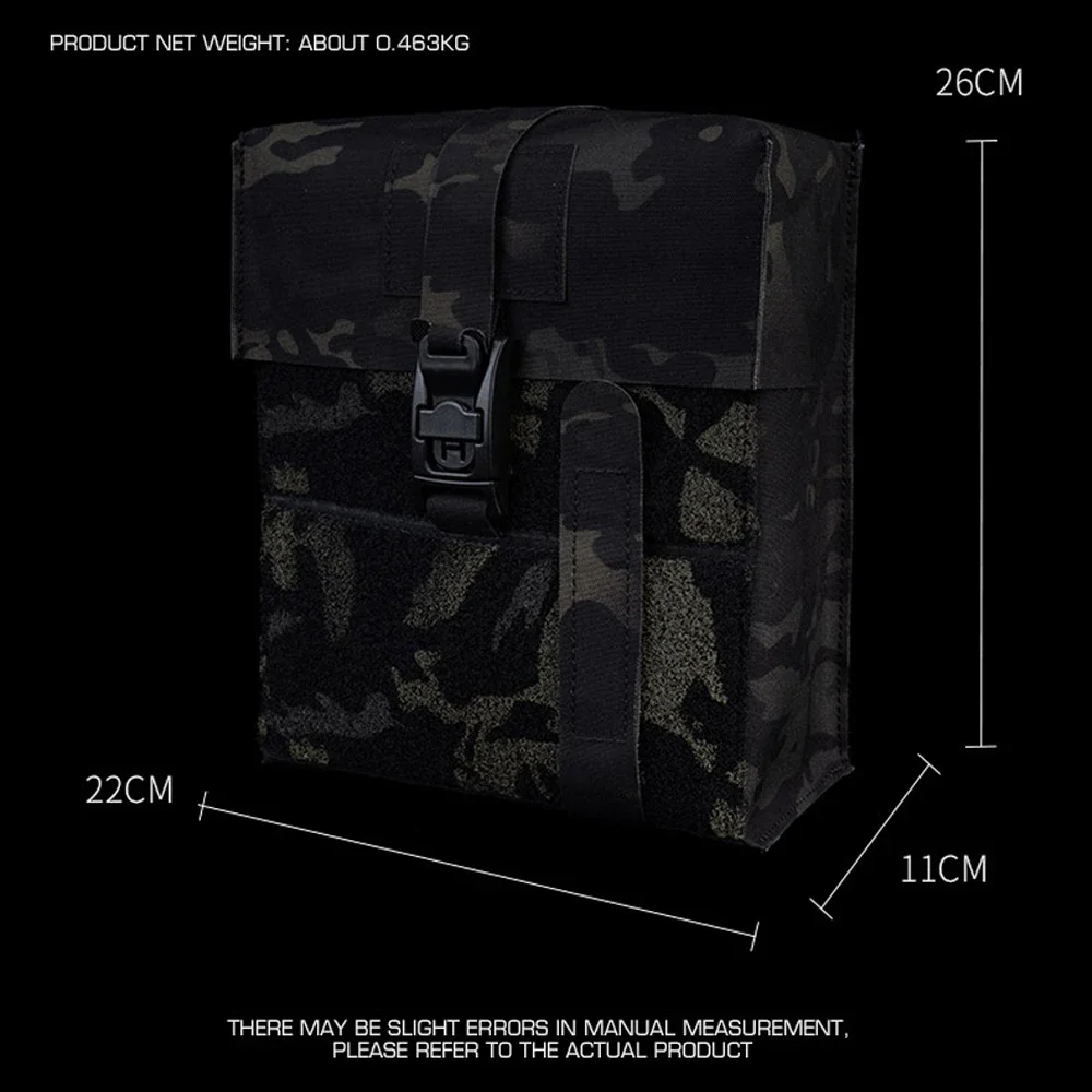 Bolsa de almacenamiento táctica para Dron, chaleco MOLLE Airsoft, portador de placa, Estuche de transporte portátil para Dron, equipo deportivo de caza al aire libre - imagen 3