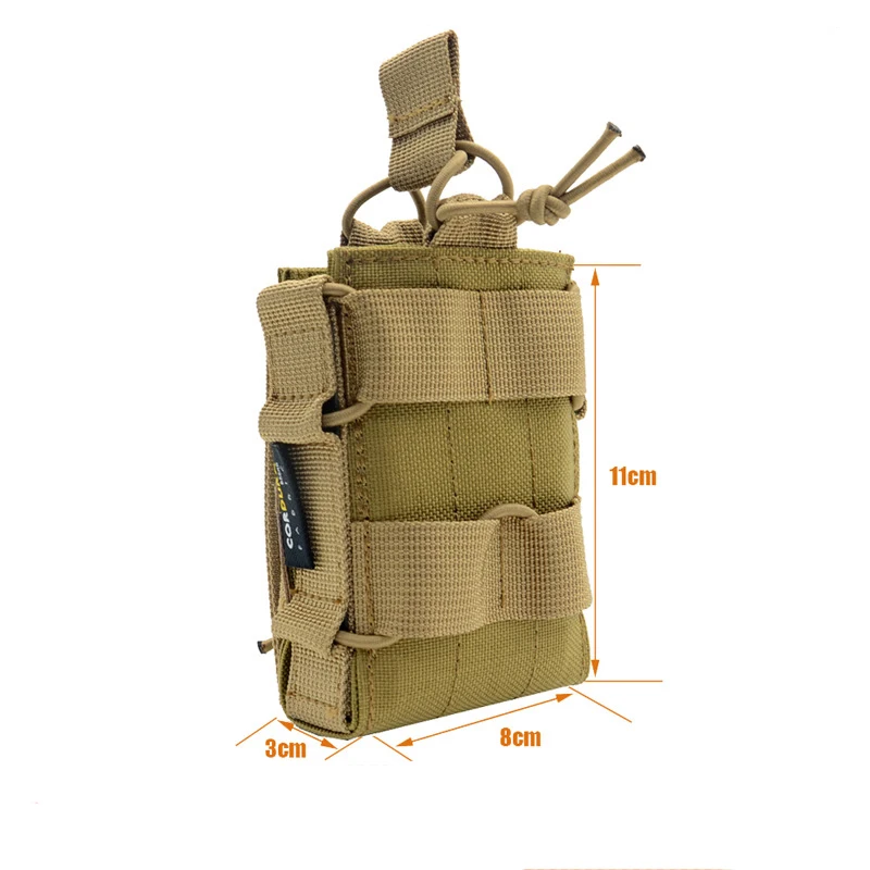 Bolsa táctica Molle para cargador, bolsa de munición de Rifle, soporte portador Mag, 5,56, para AK AR M4 AR15 - imagen 4