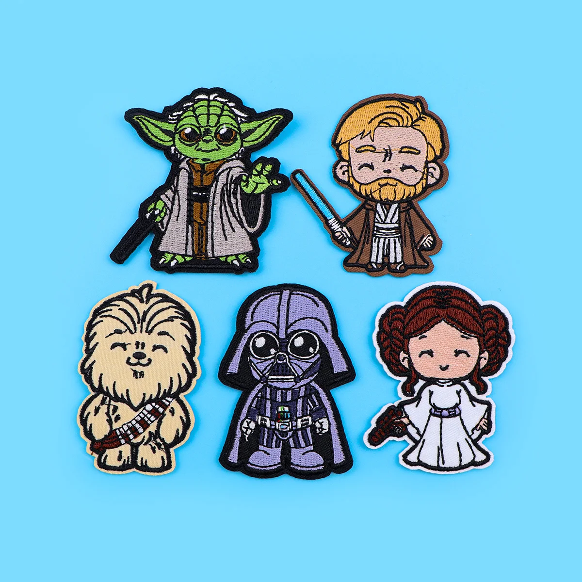 Parche para planchar de película, parche para ropa, parche bordado de dibujos animados, accesorios de ropa, pegatinas de costura