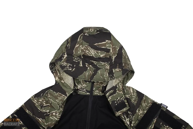 Camisa de caza táctica de camuflaje nocturno, uniforme de combate, al aire libre, equipo de uso para Airsoft, versión SP2 - imagen 5