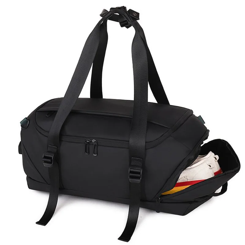 Bolso de hombro para gimnasio y Fitness con bolsillo para zapatos, mochila de viaje para equipaje, bolso de entrenamiento para deportes al aire libre de gran capacidad - imagen 4