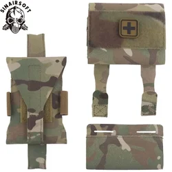 Kit de microtrauma, chaleco táctico de caza, accesorios, botiquín de primeros auxilios TKN, hamaca de torniquete IFAK EDC MOLLE, riñonera