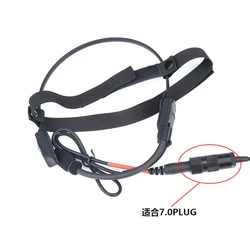 WADSN MH180-V Auriculares Tácticos Militares Conducción Ósea PTT