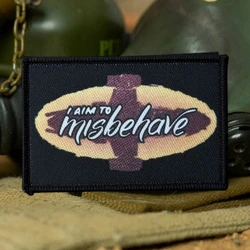 Parche táctico velcro Aim To Misbehave – Moral militar