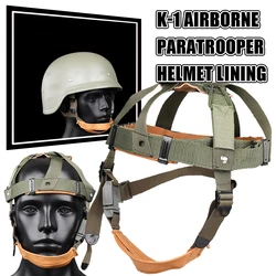 K-1 Casco Táctico Kevlar con Forro de Cuero – Airsoft Caza