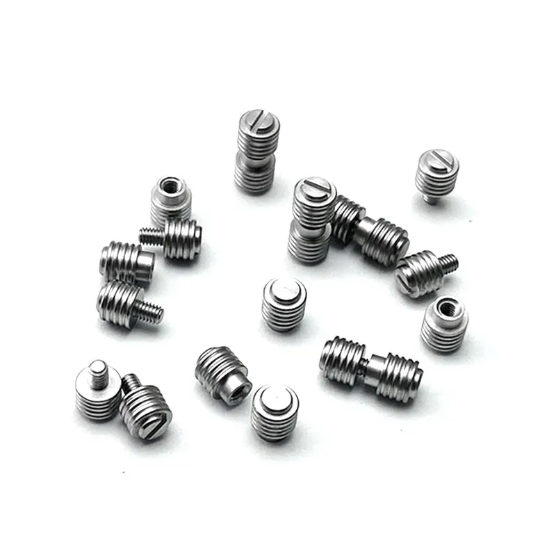 4 piezas 416 tornillos de cuchillo de empuje de acero inoxidable para cuchillo plegable DIY tuerca de sujeción de tornillo de apertura rápida - imagen 4