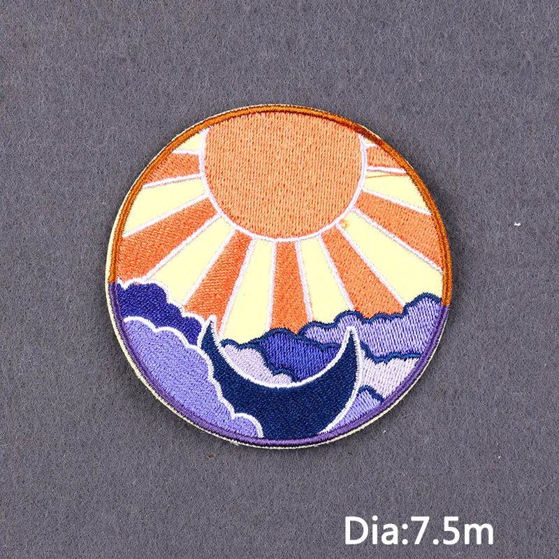 Parches de lobo DIY, parche bordado de ballena para exteriores, insignias para ropa, parche para planchar para ropa, bolsa, apliques, decoración - imagen 5