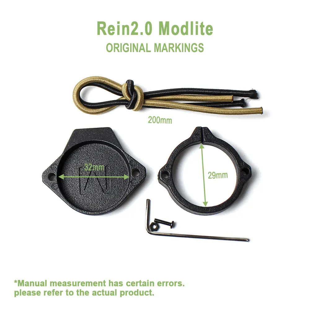 SOTAC-GEAR tapa de linterna táctica Protector de nailon cubierta de luz de arma para M300 M600 M952V M951 Modlite Scout Protector de luz - imagen 3