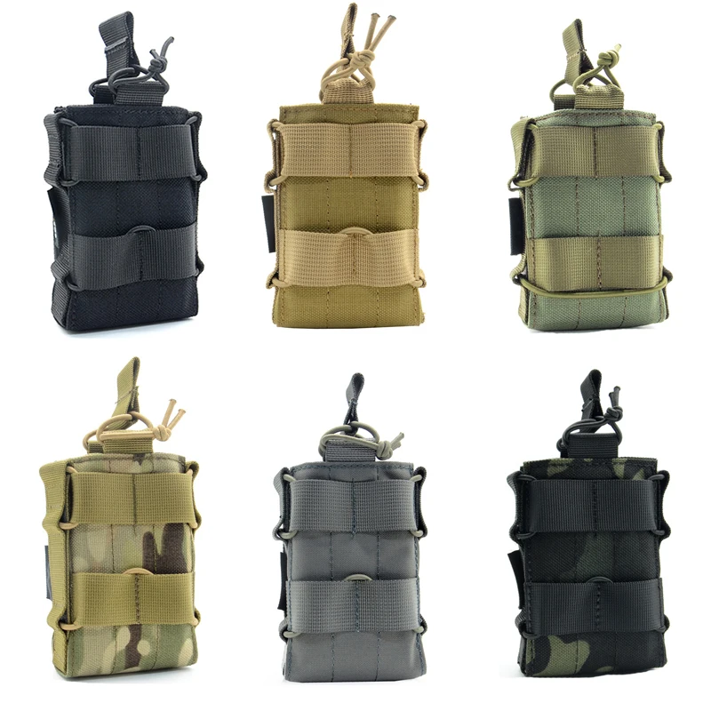 Bolsa táctica Molle para cargador, bolsa de munición de Rifle, soporte portador Mag, 5,56, para AK AR M4 AR15 - imagen 3