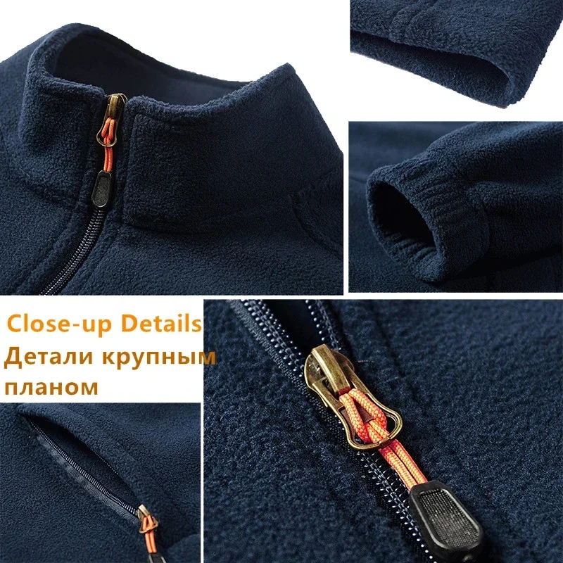 Chaqueta táctica militar hombre parka lana cálida invierno resistente - imagen 2