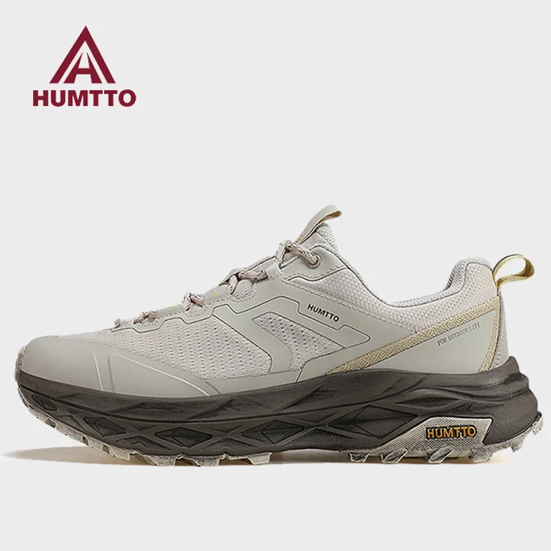 HUMTTO 2025 zapatos de senderismo para hombre, zapatillas todoterreno ligeras antideslizantes para exteriores, zapatos deportivos para trekking, zapatos informales para escalar el tobillo