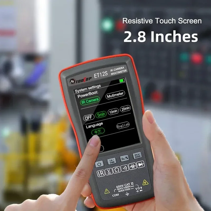 Multímetro de cámara térmica 2 en 1, pantalla táctil, circuito eléctrico, inspección de automóvil, cámara térmica IR para reparación electrónica PCB - imagen 5