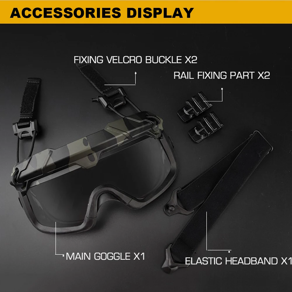 Gafas tácticas protectoras antiniebla para Airsoft y Paintball - imagen 5