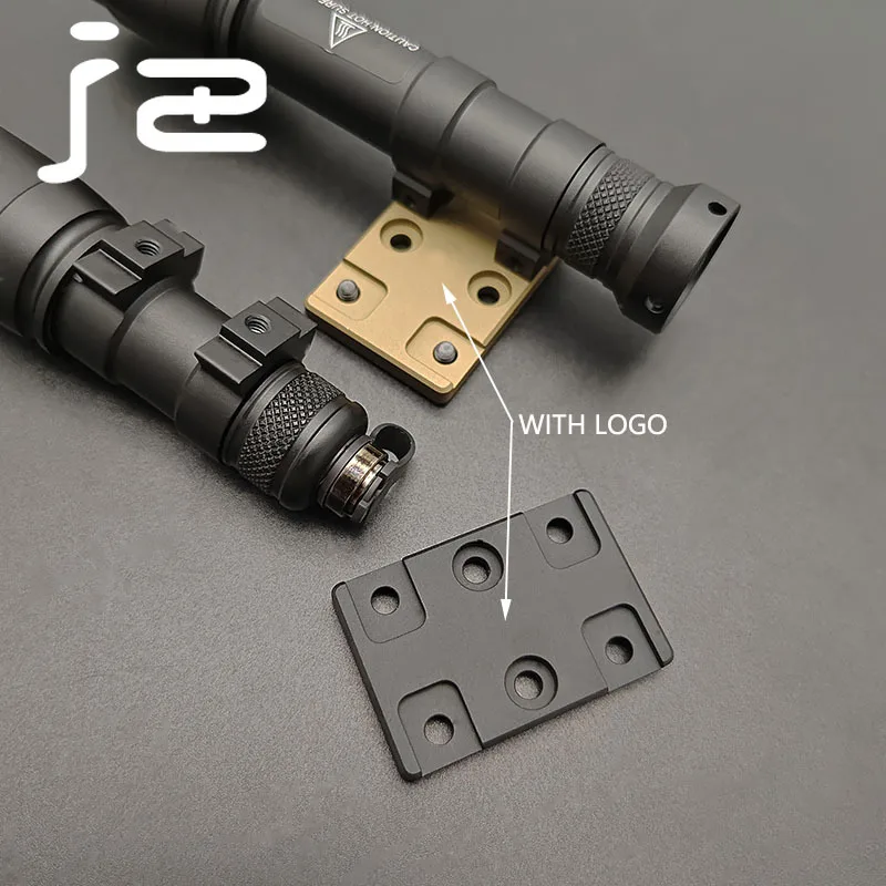 Linterna táctica para arma de caza, montaje lateral doble para exteriores, luz de explorador M300 M600, montaje de luz para arma lateral a lado, compatible con MLOK - imagen 3