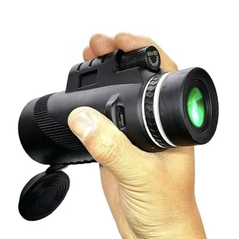 Telescopio portátil con Zoom HD de 5000M, plegable de larga distancia, Mini telescopio potente para caza, deportes, Camping al aire libre, Viajes - imagen 3