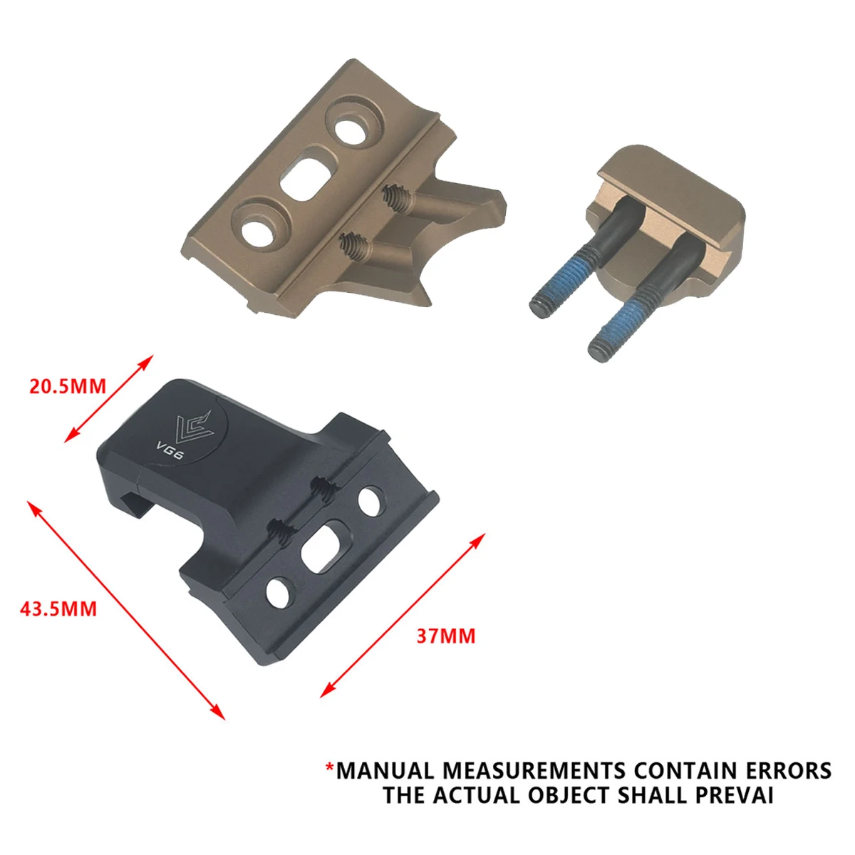 Luz de explorador de armas tácticas MOD V2 alta 1300 lúmenes 45 ° Luz de caza con base adaptable de montaje de luz de explorador VG6 lateral compensado M300 M600 - imagen 5