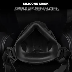 Máscara táctica fullface Cyberpunk Airsoft Paintball