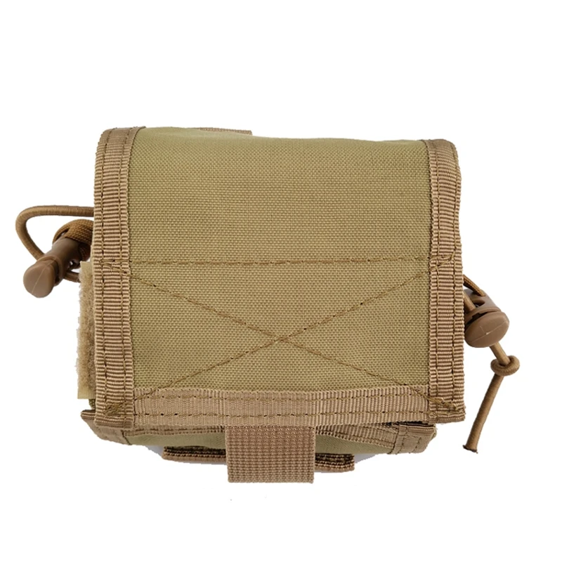 Bolsa de basura de nailon 1000D Molle, bolsa militar con cordón, plegable, para recuperación de munición, Airsoft, para caza - imagen 3
