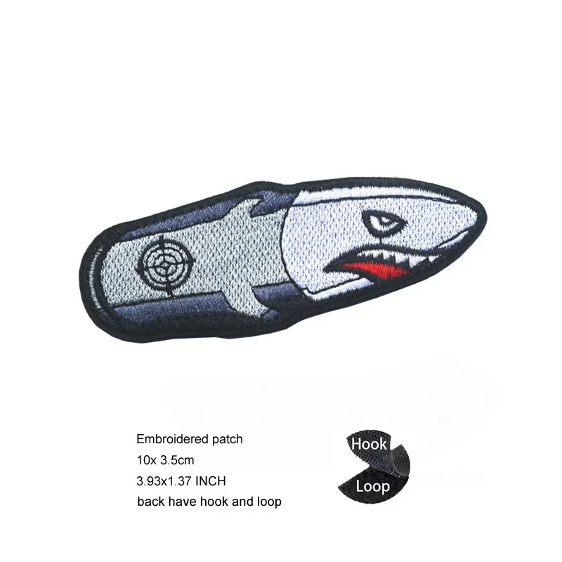 Accesorios para bolsa al aire libre, insignia de moral de avión para Dron de combate ruso bordado, brazalete luminoso de PVC con parche de gancho - imagen 4