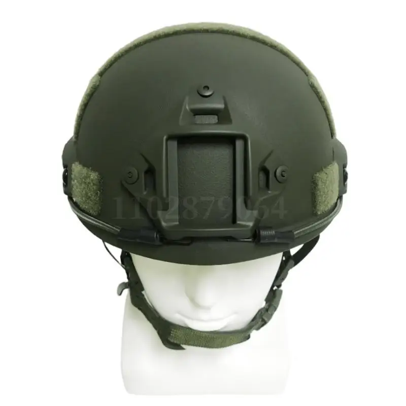 Casco balístico de corte alto FAST HDPE NIJ IIIA casco a prueba de balas de corte XP TacticNIJ 3A protege el casco a prueba de balas verde - imagen 2