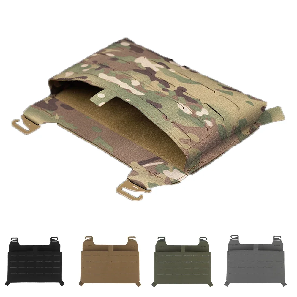 Panel frontal de chaleco táctico apto para bolsa de revista 5,56 7,62, chaleco de caza, gancho G, accesorios de placa de conversión de expansión - imagen 3