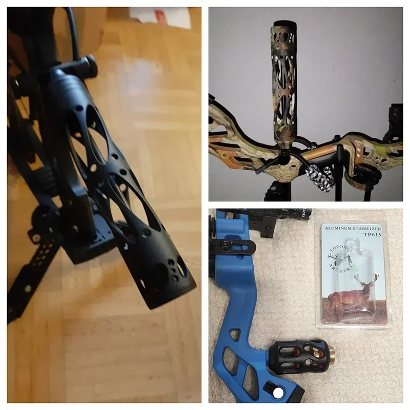 Estabilizador de arco compuesto de 3/5/8/11 pulgadas, elevador de arco de tiro con arco, silenciador, equilibrio, vibración, arco, accesorios de tiro de caza - imagen 5