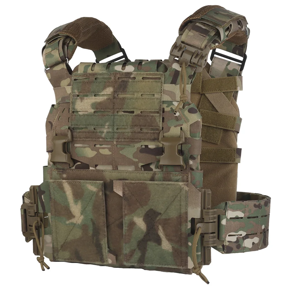 ARC V2 Plate Carrier Chaleco táctico modular ultraligero Compatibilidad Molle de liberación rápida para MILSIM Airsoft y entrenamiento
