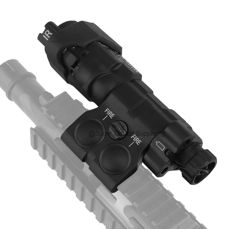 MAWLC1-dispositivo de puntería táctico, mira láser, linterna roja y verde, iluminación IR Molle Airsoft, luz láser de riel de doble función - imagen 2