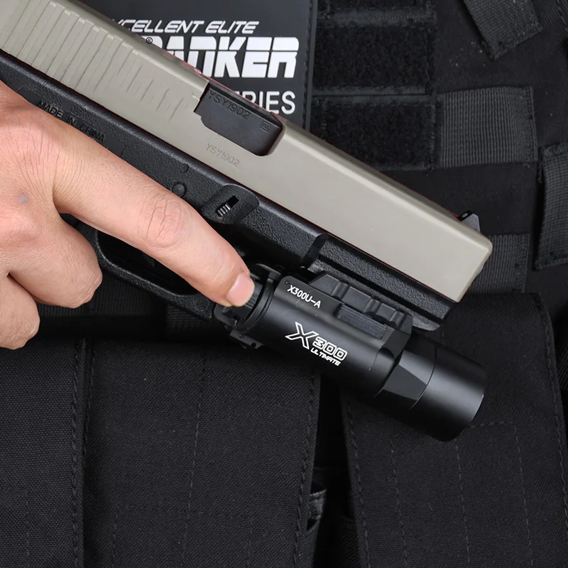 WADSN X300U Linterna táctica para pistola y fusil Airsoft - imagen 2