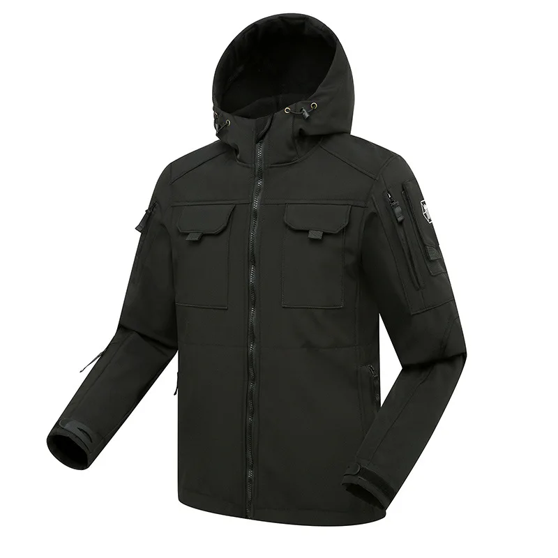ARC Bird moda función Casual escarabajo táctico Hardshell impermeable a prueba de viento al aire libre ejército ventilador impermeable chaqueta con capucha - imagen 4