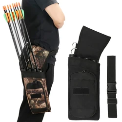 Quiver táctico 4 tubos – Bolsa con cinturón ajustable para caza