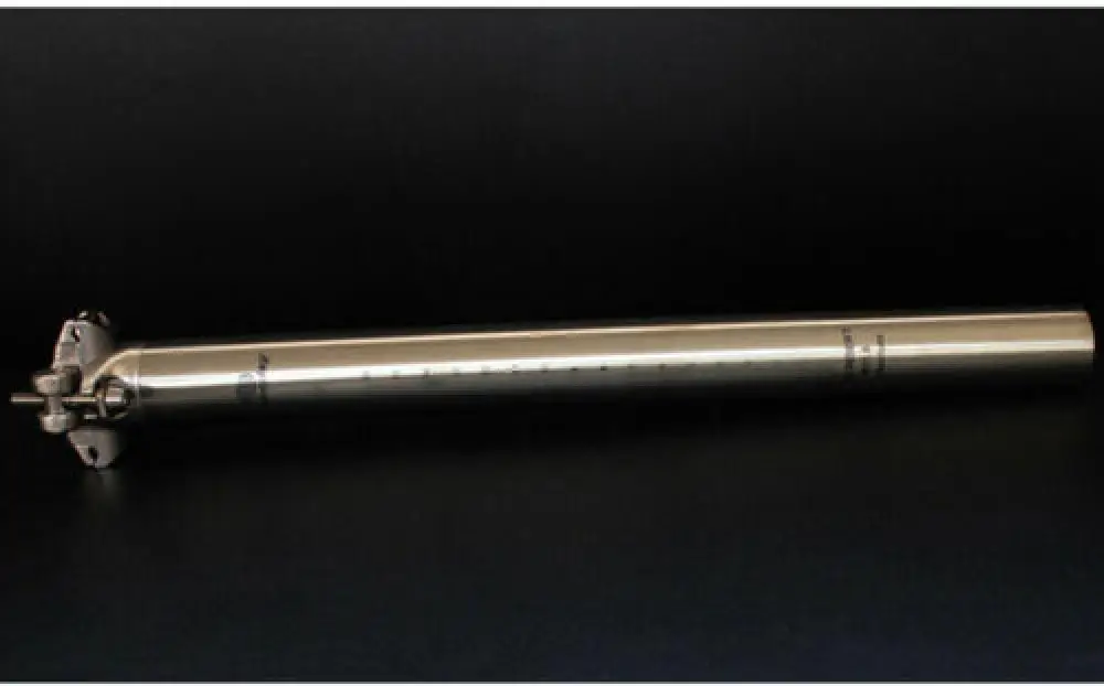 Tija de sillín de titanio para bicicleta de montaña, tubo de asiento Ti de 27,2/30,9/31,6 Mm, 350/400Mm - imagen 2