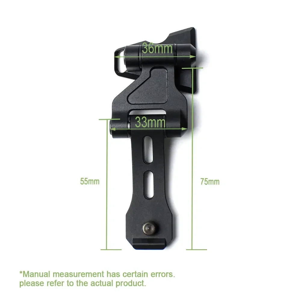 SOTAC-GEAR PVS-14 J Arm NVG montaje de casco táctico de Metal soporte de visión nocturna para adaptador de cola de milano L4G24 ligero - imagen 2