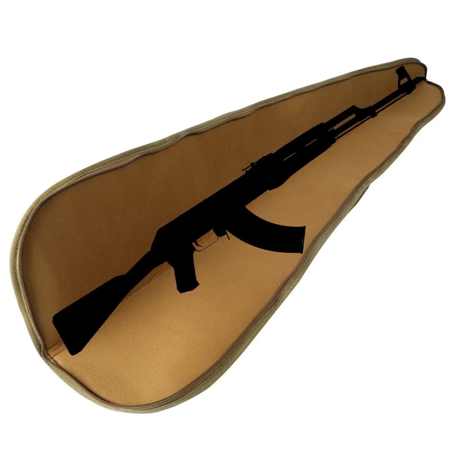 Bolsa táctica para pistola de 126cm, Estuche de transporte duradero para Rifle de caza al aire libre para actividades de Airsoft, Paintball y tiro - imagen 2
