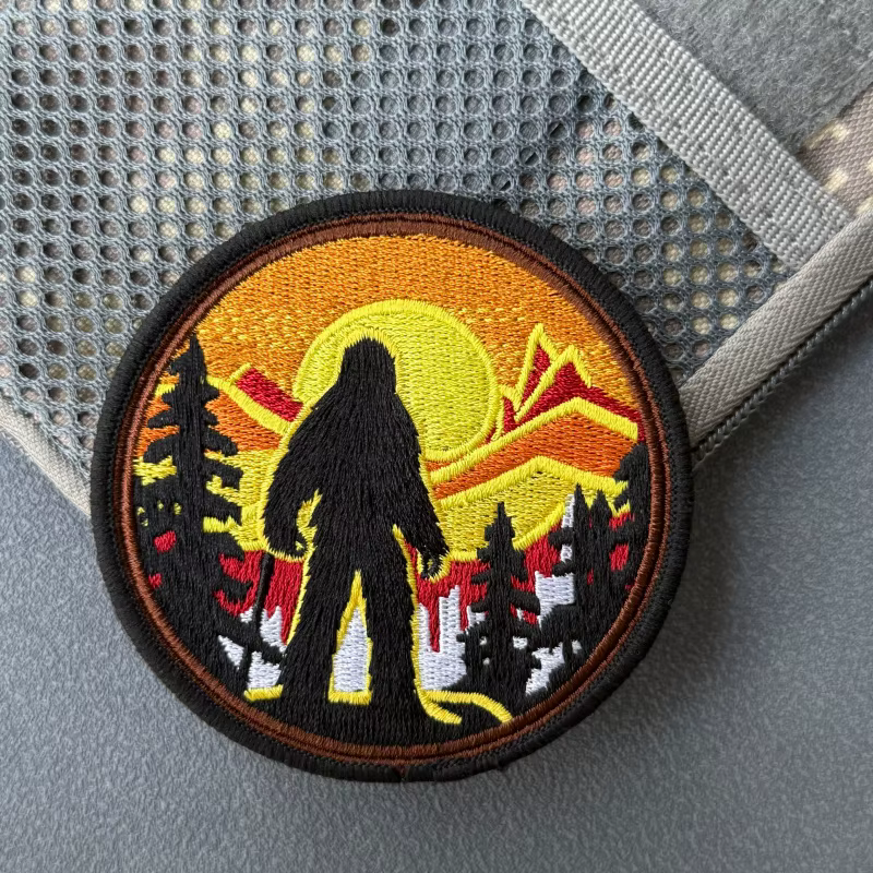 Parche táctico Bigfoot bordado militar con velcro gancho y bucle - imagen 5